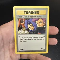 Here Comes Team Rocket! 71/82 Pokemon TCG Team Rocket - 1st Edition - Rare - Image 1