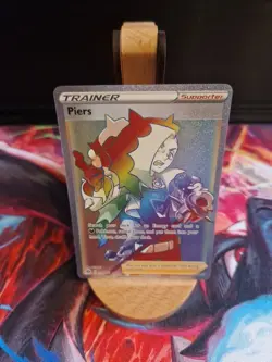 Pokemon TCG Champion's Path Piers 078/073 Rainbow Rare Card Near Mint - Image 4