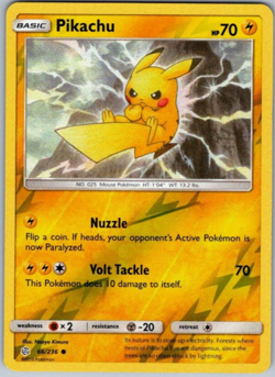 Pokemon - Pikachu - 66/236 - Cosmic Eclipse - Reverse Holo - NM/M - Image 1