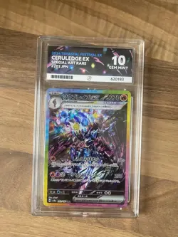 Pokemon TCG Ceruledge EX 203/187 Terastal Festival Ace 10 Gem Mint Japanese - Image 1