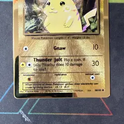 Pokemon TCG Celebrations Pikachu Gold Metal Card 58/102 - Image 3