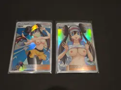 Rosa Pokemon Anime Full Art Goddess Story ACG Custom Waifu Trading Card Foil - Image 1