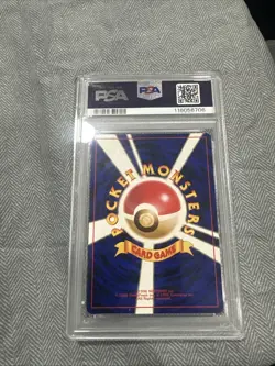 1996 Pokemon Japanese Basic 9 Blastoise Holo Card PSA 7 - Image 2