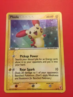 Plusle 6/12 Holo Trainer Kit Pokemon Card 2006 LP - Image 1