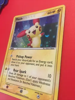 Plusle 6/12 Holo Trainer Kit Pokemon Card 2006 LP - Image 2