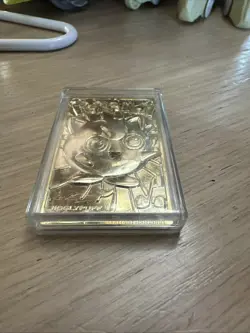 Jigglypuff Pokemon 23K Gold Plated Trading Card Burger King 1999 - Image 3