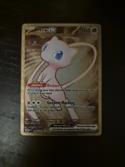 Pokemon TCG Mew EX 151 Gold Metal Promo Card 205/165 Ultra Rare Scarlet & Violet - Image 1