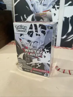 Pokemon TCG Scarlet & Violet White Flare 6 Booster Packs Box Factory Sealed New - Image 1