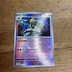 Pokemon TCG Prismatic Evolutions Dusknoir Masterball Reverse Holo Card 037/131 - Image 2