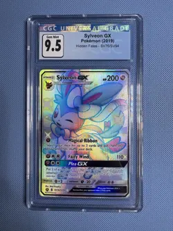 2019 Pokemon SM Hidden Fates Sylveon GX Shiny Vault Rare #SV76/SV94 CGC 9.5 - Image 1