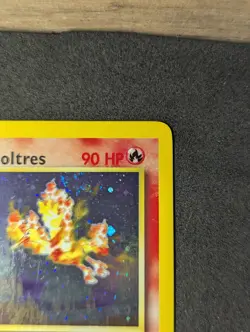 Pokemon TCG Blaine's Moltres Gym Heroes Holo Card 1/132 LP+ SWIRL - Image 3