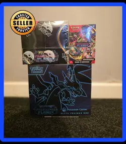 Phantasmal Flames Pokemon Center Elite Trainer Box ETB BOOSTER PRESALE BUNDLE ✅ - Image 1