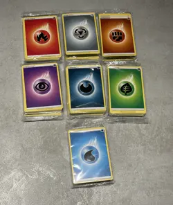 Pokemon Sealed Energy Cards x 7 Packs Bundle Assorted BRAND NEW - Image 1