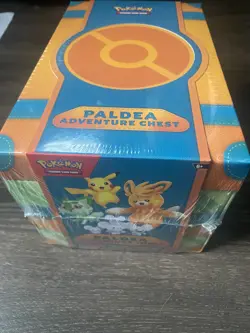 Pokemon Paldea Adventure Chest TCG Sealed Box - Image 1