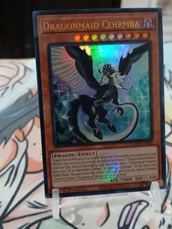 Yu-Gi-Oh TCG Dragonmaid Cehrmba 1st Edition Ultra Rare BLMM-EN048 NM ENG - Image 3