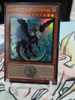 Yu-Gi-Oh TCG Dragonmaid Cehrmba 1st Edition Ultra Rare BLMM-EN048 NM ENG - Image 5