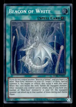 Beacon of White LCKC-EN035 Secret Rare Legendary Collection Yu-Gi-Oh NM - Image 1