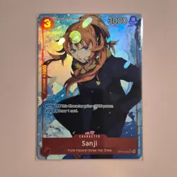 Sanji(Parallel) OP10-005 Royal Blood One piece TCG Foil card English Version - Image 1