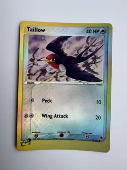 Pokemon Card - Taillow Ruby and Sapphire 72/109 Reverse Holo - Image 1