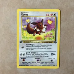 1999 Pokemon TCG Eevee Jungle Card 51/64 Regular Common 1st Edition - Image 1