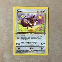 1999 Pokemon TCG Eevee Jungle Card 51/64 Regular Common 1st Edition - Image 5