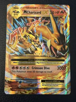 Pokemon TCG XY Evolutions M Charizard EX 13/108 Ultra Rare Holo Card - Image 2