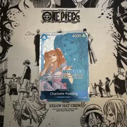 One Piece Card Game TCG - Charlotte Pudding (OP06-047) English Winner Card - Image 1