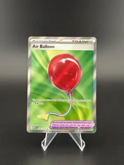 Pokemon TCG Air Balloon Full Art Ultra Rare Card 166/132 Mega Evolution - Image 1