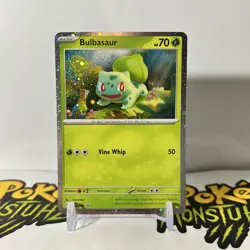 Bulbasaur SVP 046 - Cosmo Holo Pokemon Scarlet & Violet Promo Cards - NM - Image 1