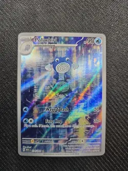 Pokemon TCG Poliwhirl Full Art 176/165 151 Card NM/M Condition - Image 1