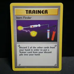 Item Finder 074/102 Base Set Trainer Card - Lightly Played! 3 AVAILABLE! - Image 1