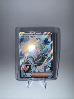 Pokemon TCG Trainer Emcee's Hype Ultra Rare Holo Card 220/182 CO29 - Image 2