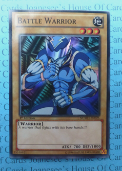 NUMH-EN025 Battle Warrior Super Rare Yu-Gi-Oh Card 1st Edition NM/LP New - Image 1