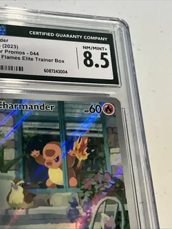 Charmander 044 Sv: Scarlet & Violet Promo Cards Holo CGC 8.5 NM/MINT+ - Image 4