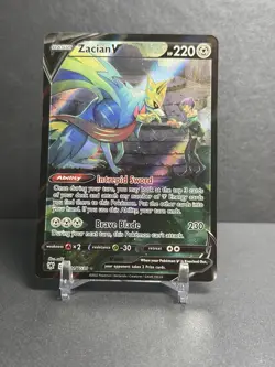 Pokemon TCG Zacian v Astral Radiance Trainer Gallery Holo Card TG21/TG30 Swsh10 - Image 1