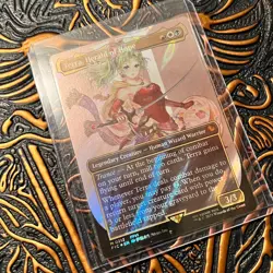 Terra, Herald of Hope (Borderless) (Surge Foil) Commander: Final Fantasy Foil - Image 2