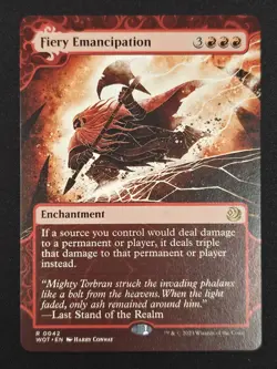 Fiery Emancipation Wilds of Eldraine: Enchanting Tales Regular - Image 1