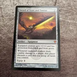 Sword of Feast and Famine - Modern Event Deck - MTG Magic the Gathering - LP - Image 1