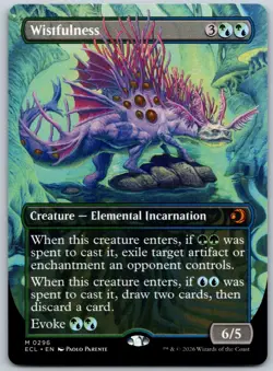 Wistfulness (Borderless) M Lorwyn Eclipsed 296 NM - Image 1