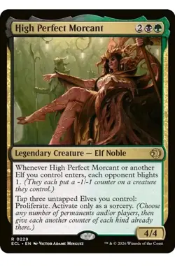 1x MTG High Perfect Morcant - Lorwyn Eclipsed Rare! NM Mint! Ships Fast - Image 1