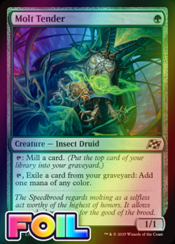 x1 Molt Tender DFT Aetherdrift MTG 171 FOIL UNCOMMON M/NM 1x - Image 1