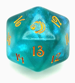 MTG Lorwyn Eclipsed Oversized D20 spindown life counter dice - Image 1
