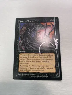 1x Hymn to Tourach Fallen Empires Signed Quinton Hoover - Image 1
