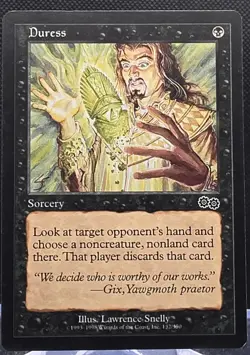 Duress #132 Urza's Saga Regular Common NM - Image 1