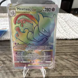 Pokemon Mewtwo VSTAR 079/078 Secret Rare Holo Pokemon GO English Card - Image 1