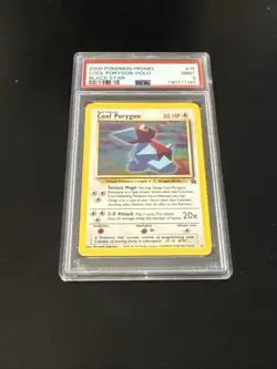 POKEMON COOL PORYGON 2000 PROMO BLACK STAR #15-HOLO PSA 9 - Image 1