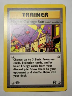 Nightly Garbage Run Pokemon Team Rocket 1st Edition Regular Uncommon PKMN NM/M - Image 1