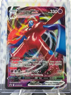 Pokemon TCG Deoxys VMAX SWSH267 Black Star Promo Holo Ultra Rare Nm - Image 1