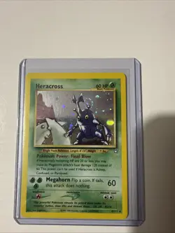 Pokemon Heracross Holo 6/111 Neo Genesis SWIRL - Image 1
