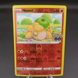 Numel (Peelable Ditto) Reverse Holo Pokemon GO 013/078 NM/LP Pokemon TCG - Image 1